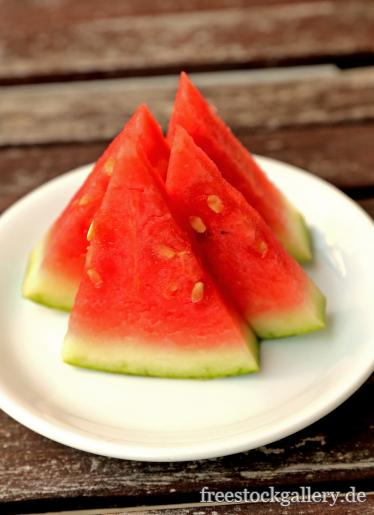 saftige Wassermelonenstücke