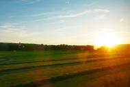 Sonnenuntergang auf dem Land - kostenlose lizenzfreie Bilder