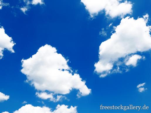 Blauer Himmel und Wolken - kostenloses Bild