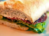 Belegtes Sandwich als Nahaufnahme - gratis Foto