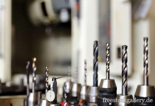 Werkzeug fÃ¼r eine CNC FrÃ¤smaschine - Metallindustrie Fertigung