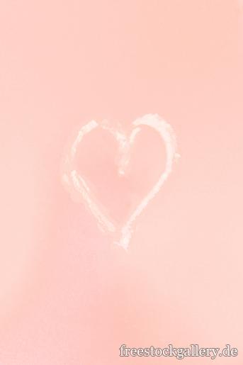 Herz rosa- Grafik Illustration
