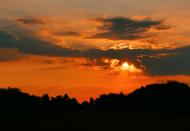 Roter Sonnenuntergang - gratis Foto zum Download