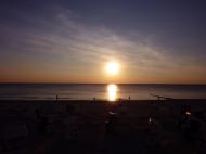 Sonnenuntergang an der Nordsee - kostenloses Blid